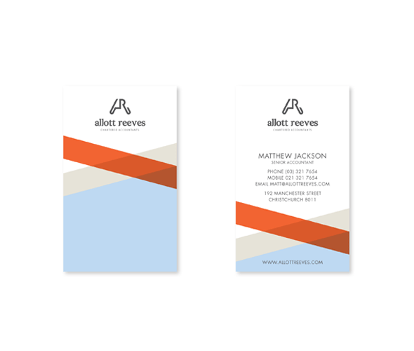Allott Reeves business card