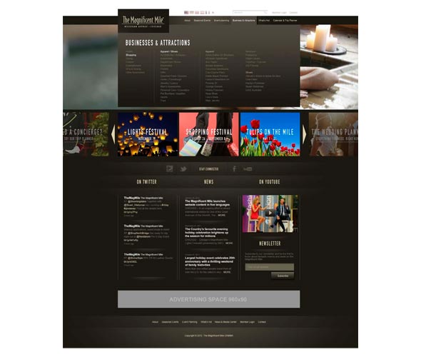 Magnificent Mile website