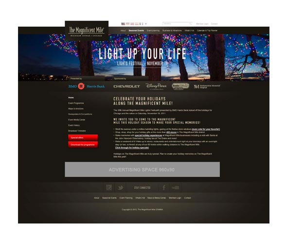 Magnificent Mile website